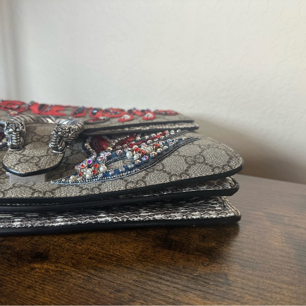 Rare Authentic Gucci Dionysus Python Embroidered … - image 8